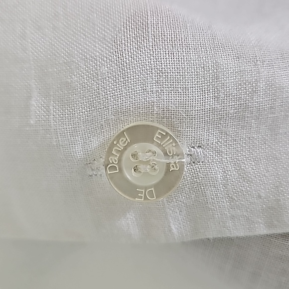 Daniel Ellisa Men's Short Sleeve Button-up Linen Shirt Size 2XL - Picture 5 of 6